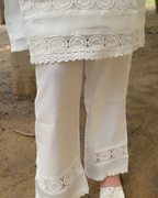 Noor White Lace Cord Set