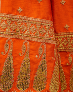 Zari Embroidered Sharara Suit Set for Women