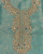 Noorani Banarsi Organza Unstitched Suit Set