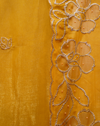 Signature Floral Embroidered Shimmer Suit Set