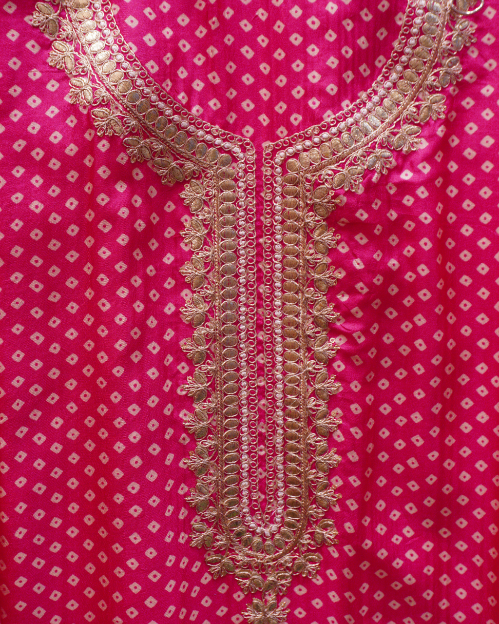 Thread Work Modal Silk Unstitched Suit Set
