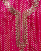 Thread Work Modal Silk Unstitched Suit Set