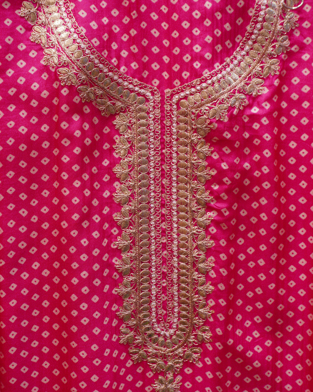 Thread Work Modal Silk Unstitched Suit Set