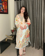 Premium Natural Crepe Printed Kurta Set