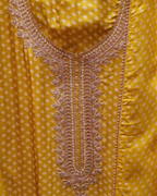 Thread Work Modal Silk Unstitched Suit Set