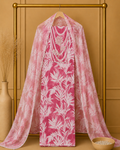 Whispering Leaves Unstitched Cotton Suit Set