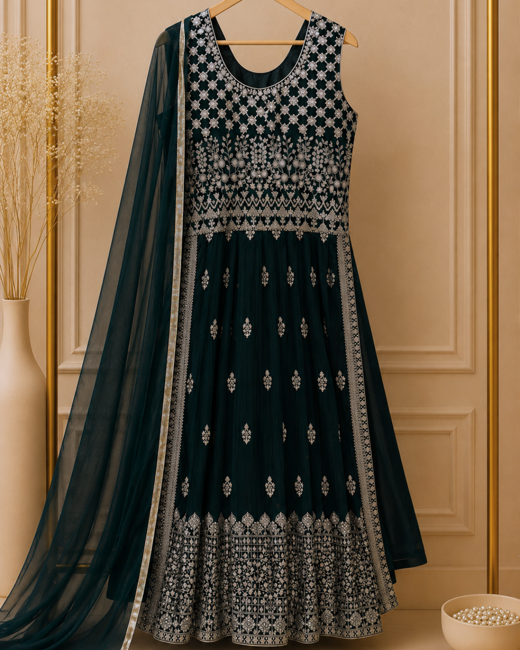 Noor-e-Zari Naira Suit