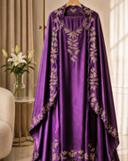 Zarqash Dupion Silk Thread & Sequence Embroidered Unstitched Suit