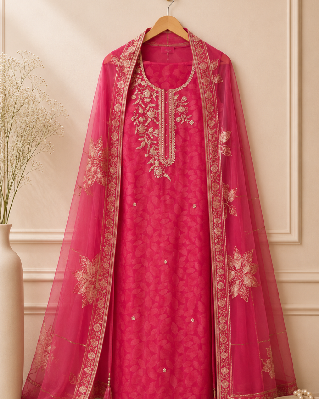Riwaayat Soft Organza Unstitched Suit Set