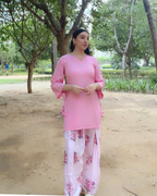 Flora Farsi Co-ord Set - Pink