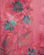 Gulnaar Thread Embroidered Shimmer Unstitched Suit Set