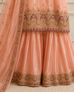 Blush Zari Sharara Suit Set