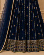 Regal Night Zari Anarkali