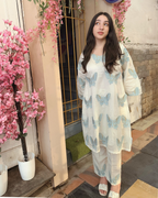 Blue Papillon Cord Set
