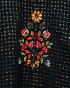 Noorika Black Floral Embroidered Naira Suit