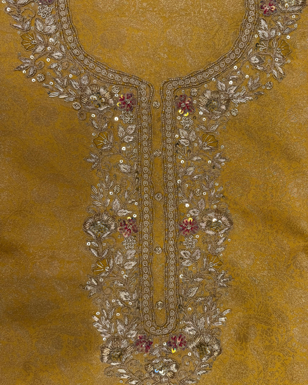Noorani Banarsi Organza Unstitched Suit Set