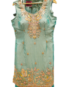 Elegant Hand Embroidered Shimmer Sharara Set