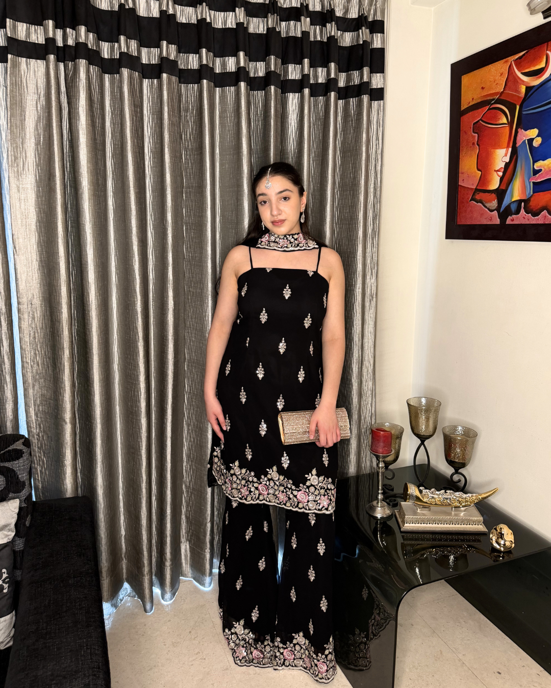 Zaalima Noir Sharara Suit