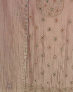 Stone Work Unstitched Suit on Simmer Fabric