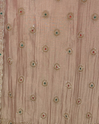 Stone Work Unstitched Suit on Simmer Fabric