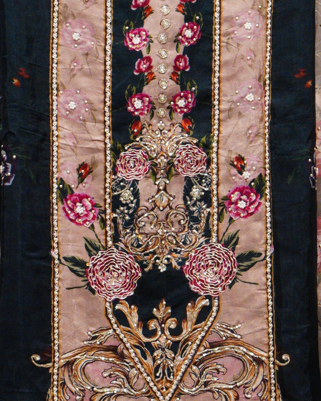 Zarmina Dupion Silk Unstitched Suit Set