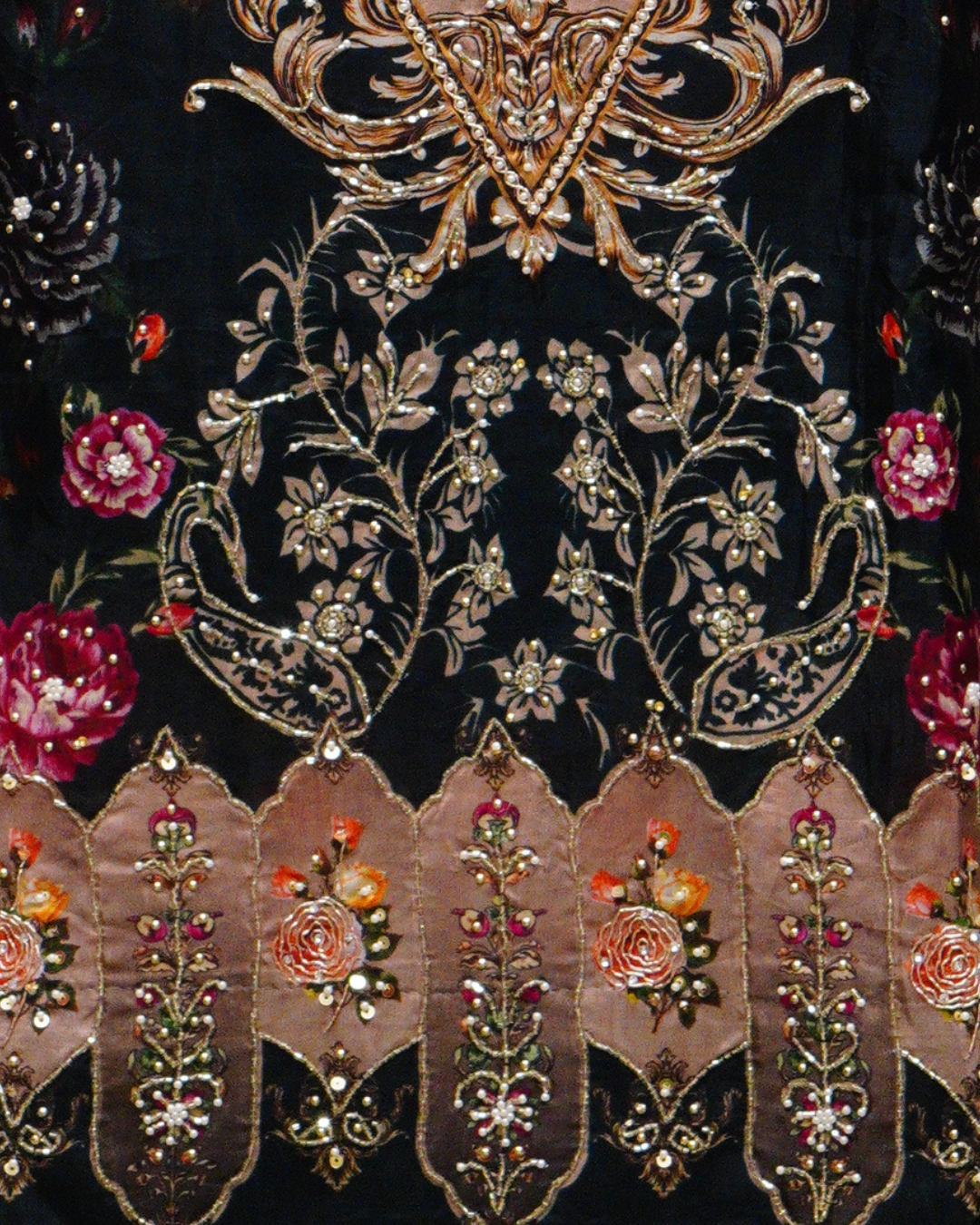 Zarmina Dupion Silk Unstitched Suit Set