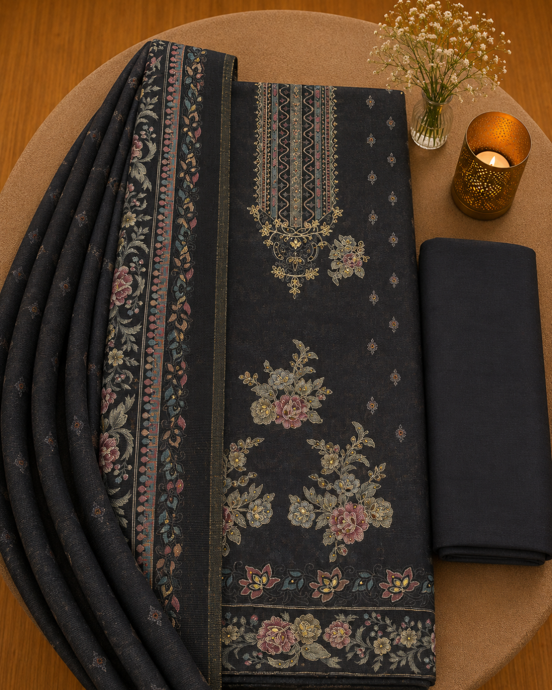 Ziya Shimmer Linen Suit Set