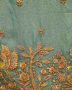 Elegant Hand Embroidered Shimmer Sharara Set