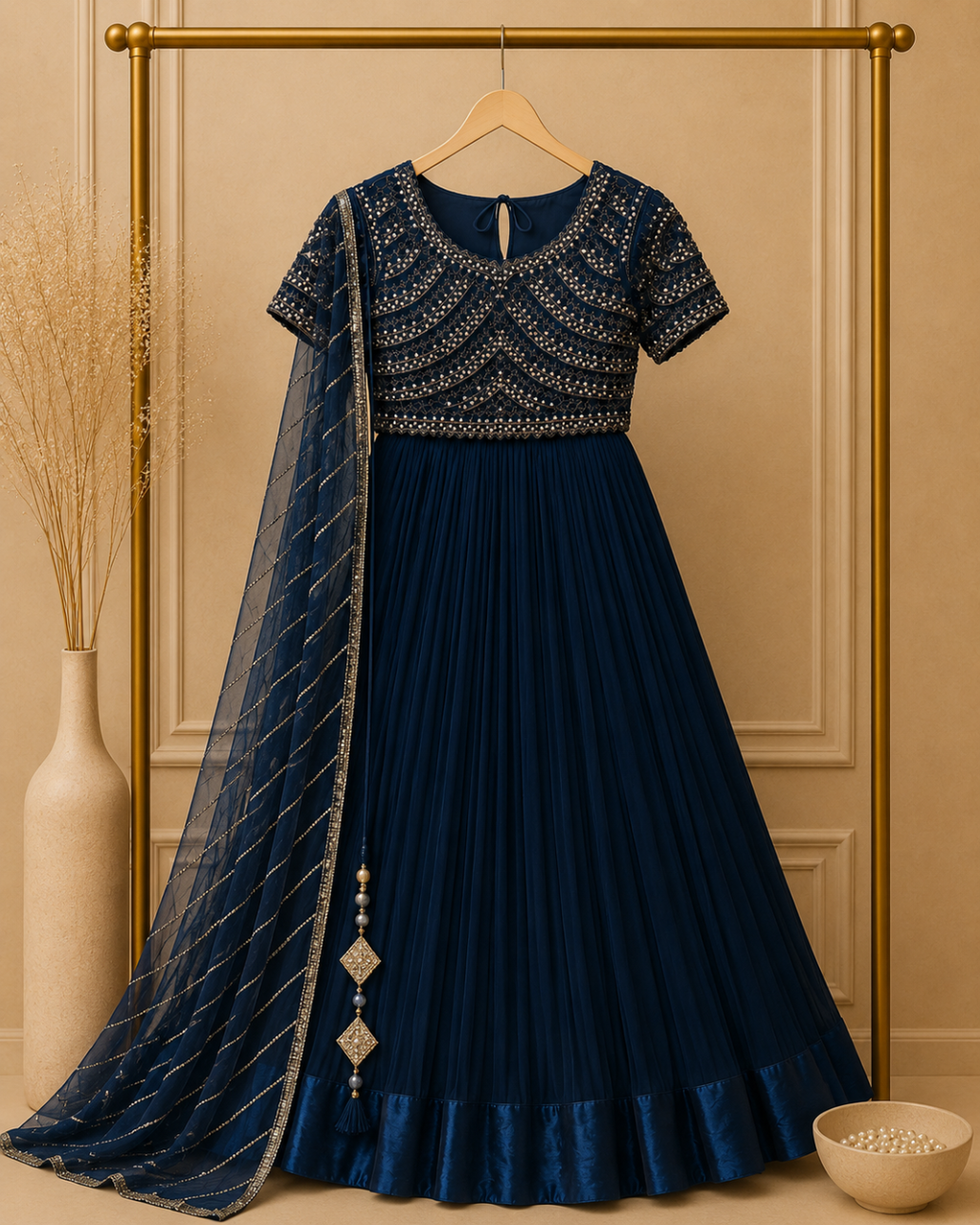 Starlight Sequence Lehenga