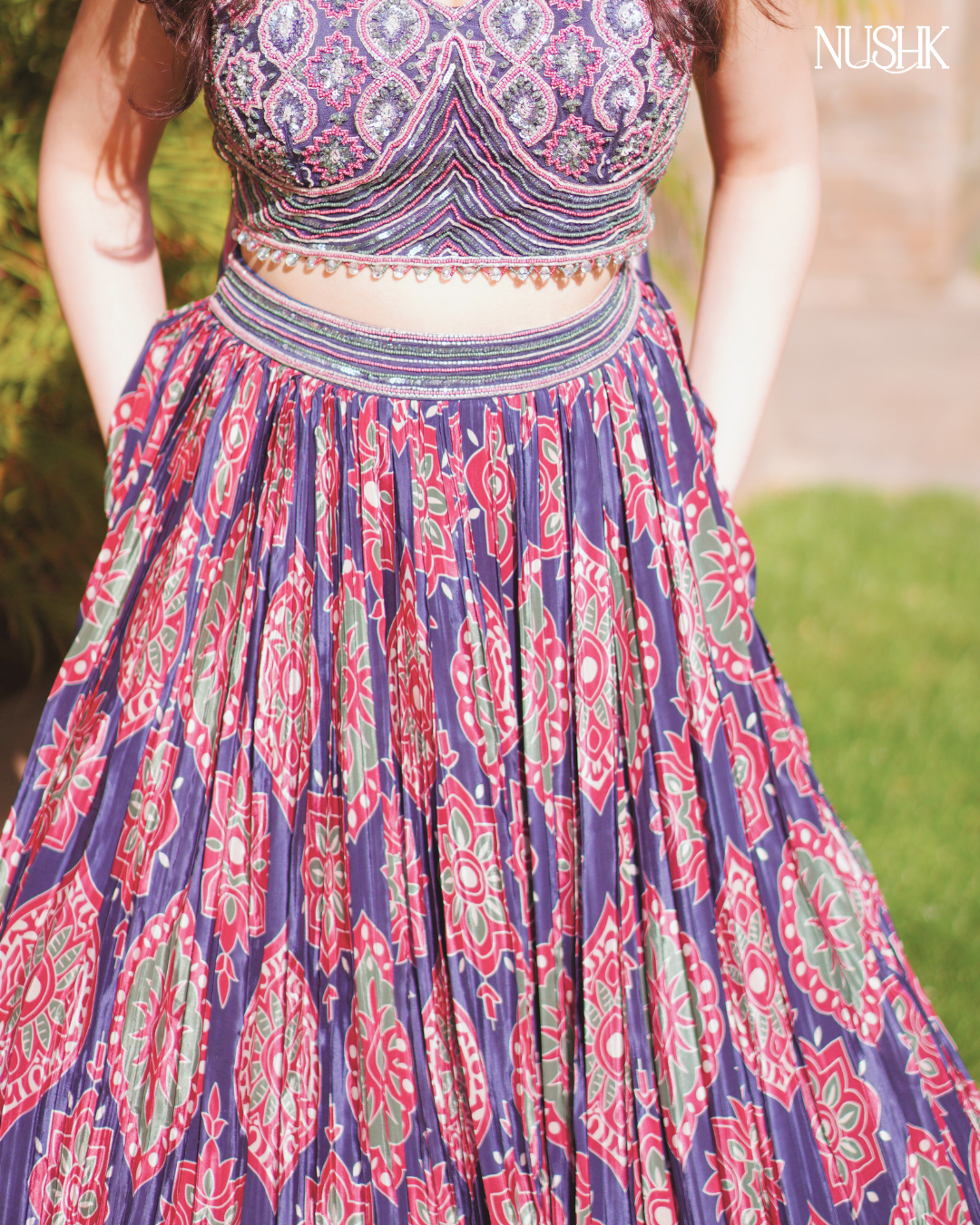 Print Parade Lehenga