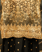 Zari Embroidered Sharara Suit Set for Women