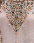Pastel Thread Work Suit Set