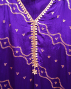 Royal Rouge Embroidered Chinon Suit Set with Dupatta