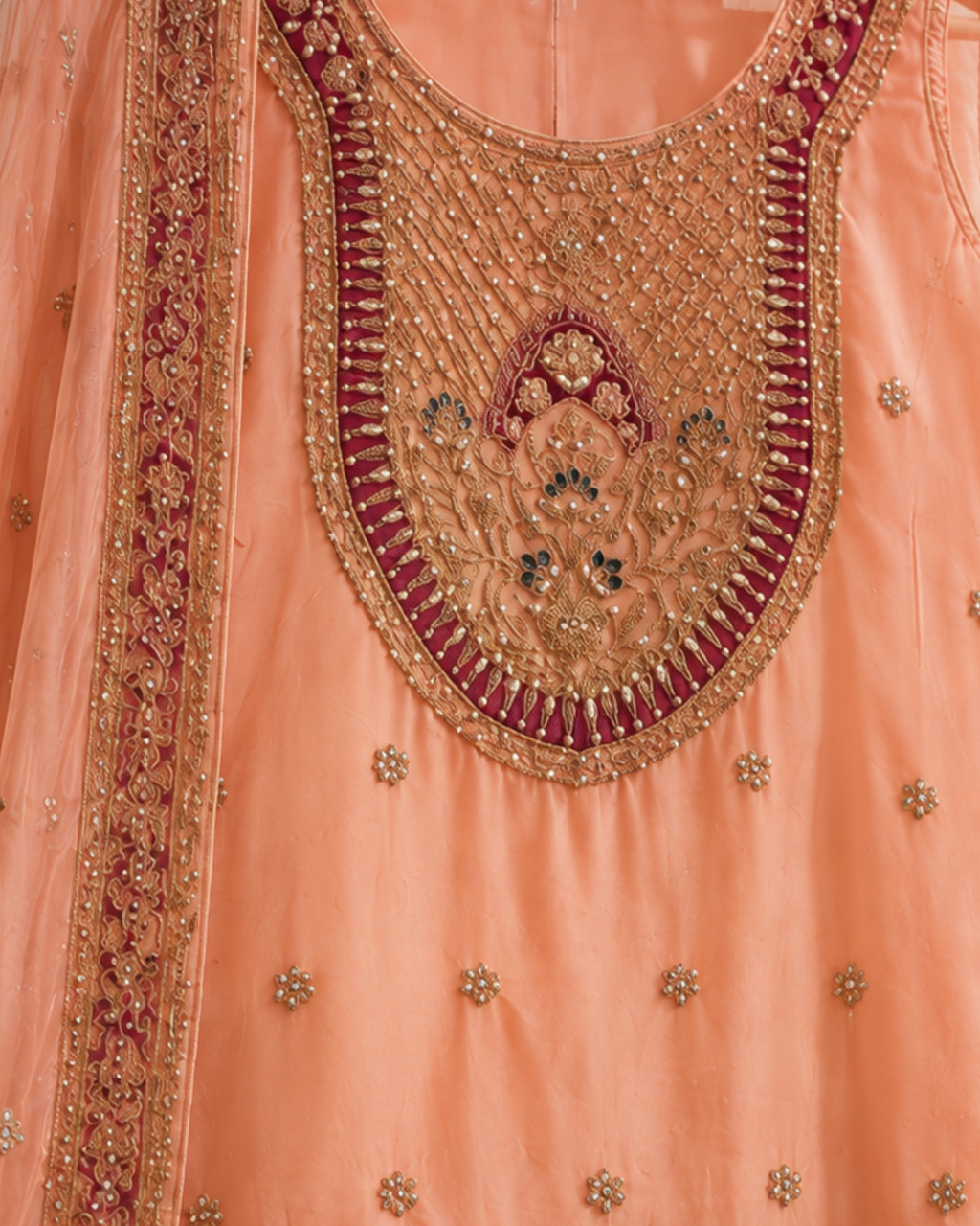 Blush Zari Sharara Suit Set