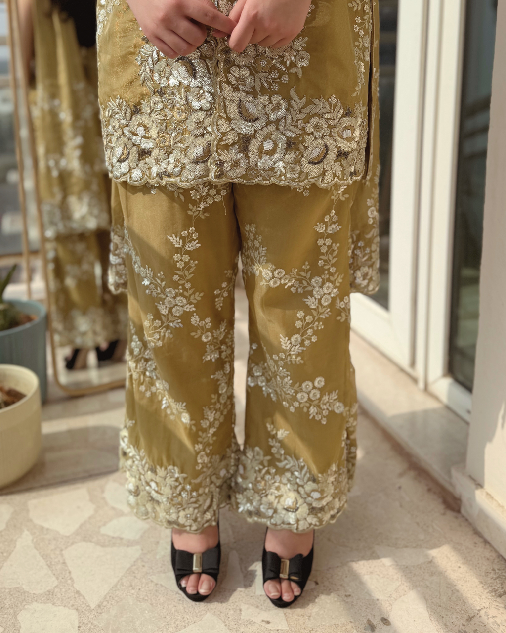 Sitara Noire Sharara Suit