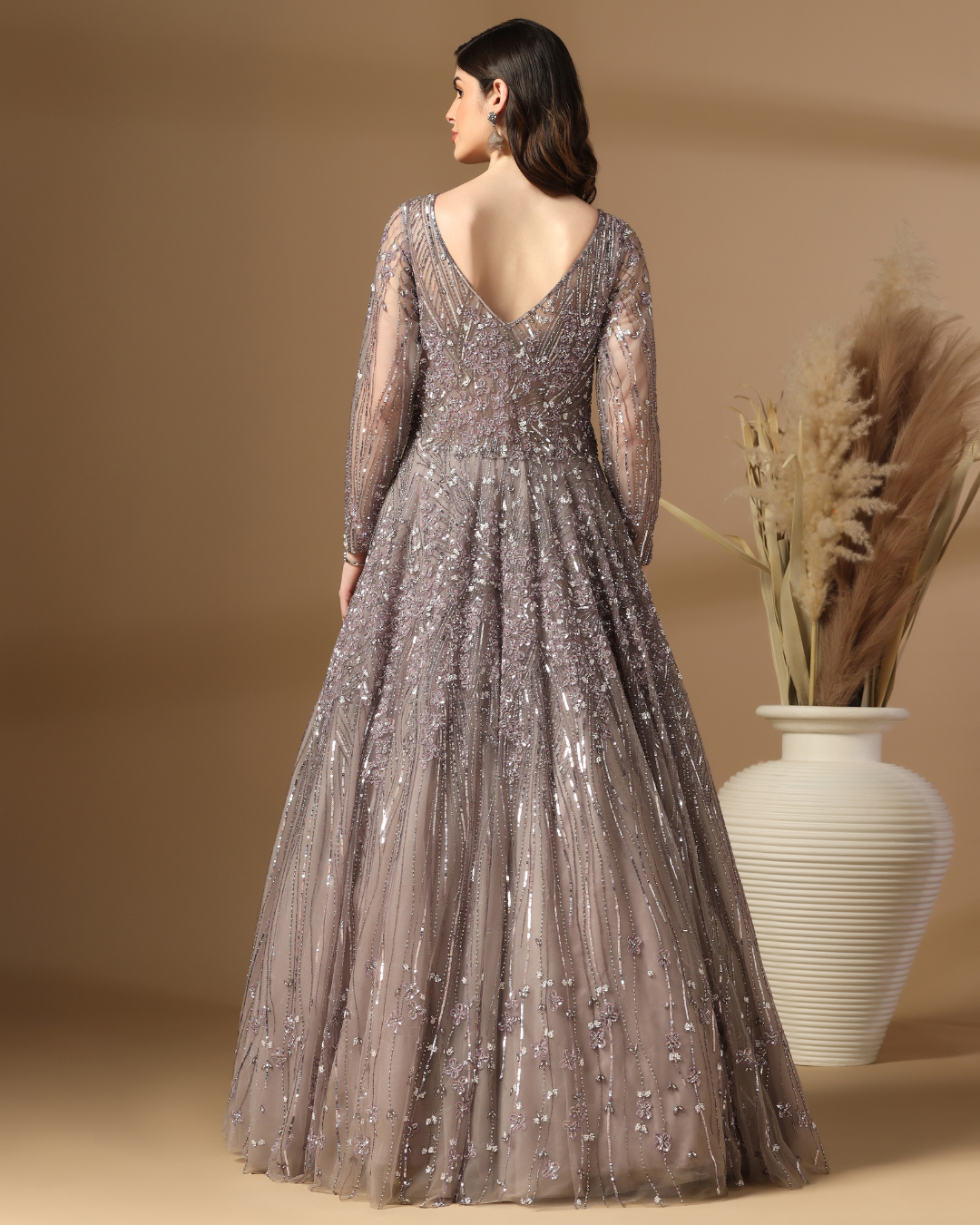 Moonstone Shimmer Gown