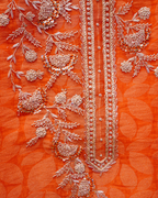 Riwaayat Soft Organza Unstitched Suit Set