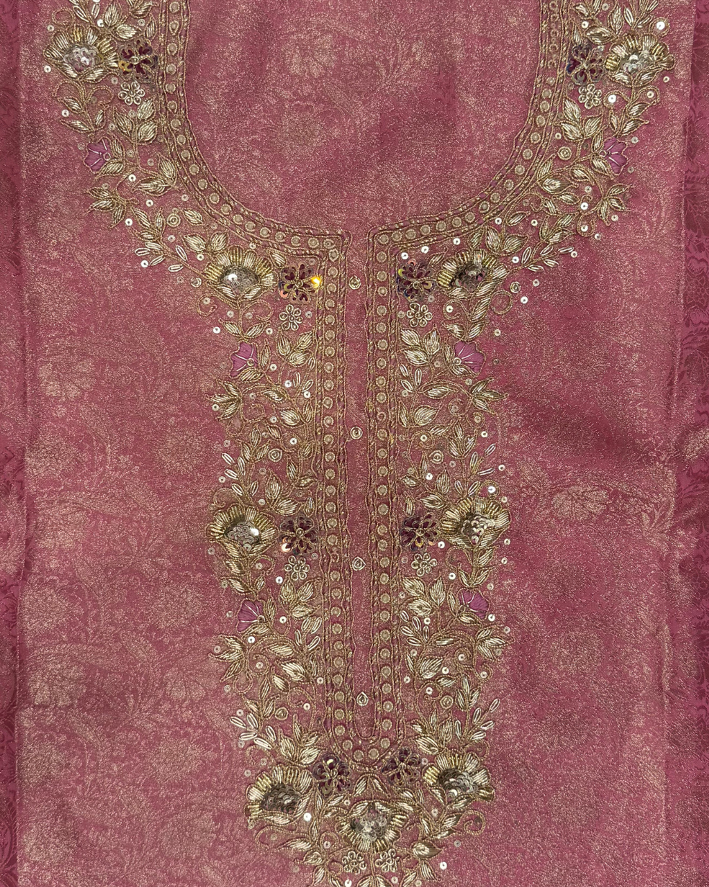 Noorani Banarsi Organza Unstitched Suit Set