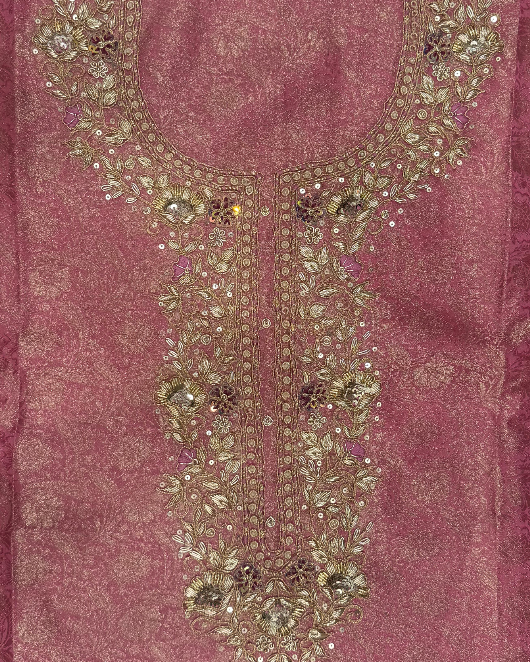 Noorani Banarsi Organza Unstitched Suit Set