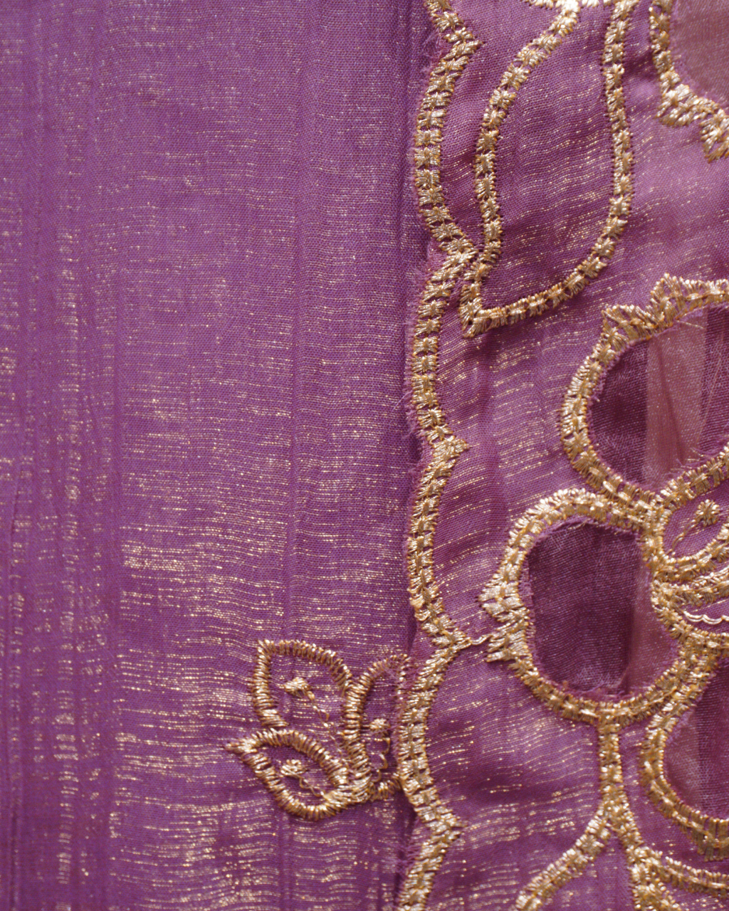 Signature Floral Embroidered Shimmer Suit Set
