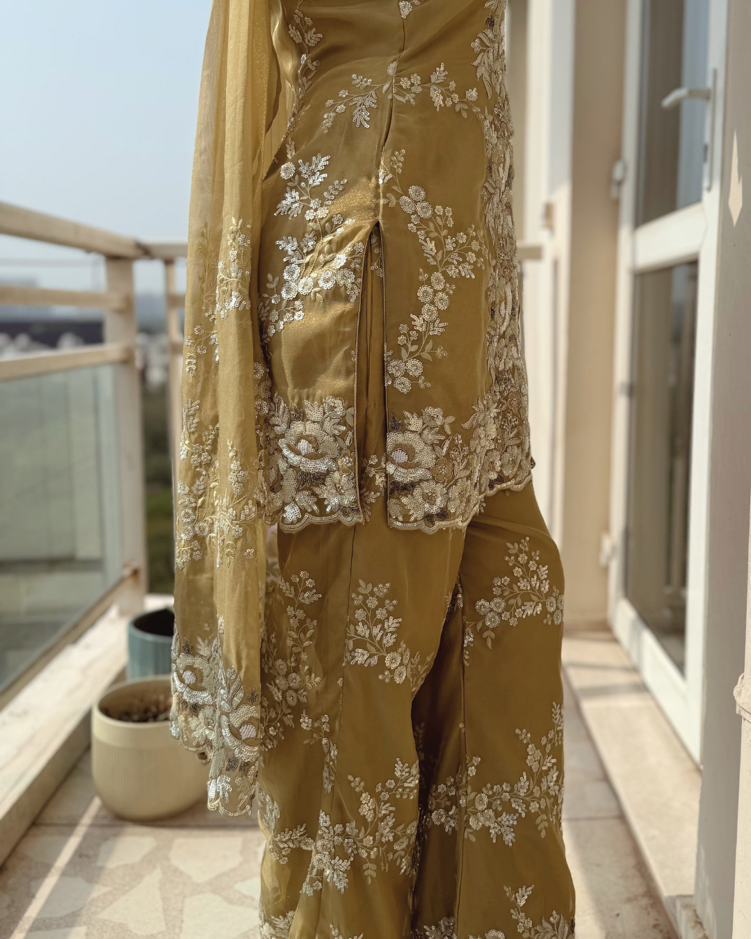 Sitara Noire Sharara Suit