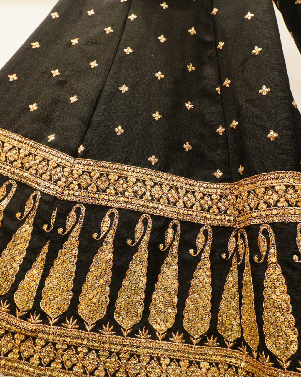 Zari Embroidered Sharara Suit Set for Women