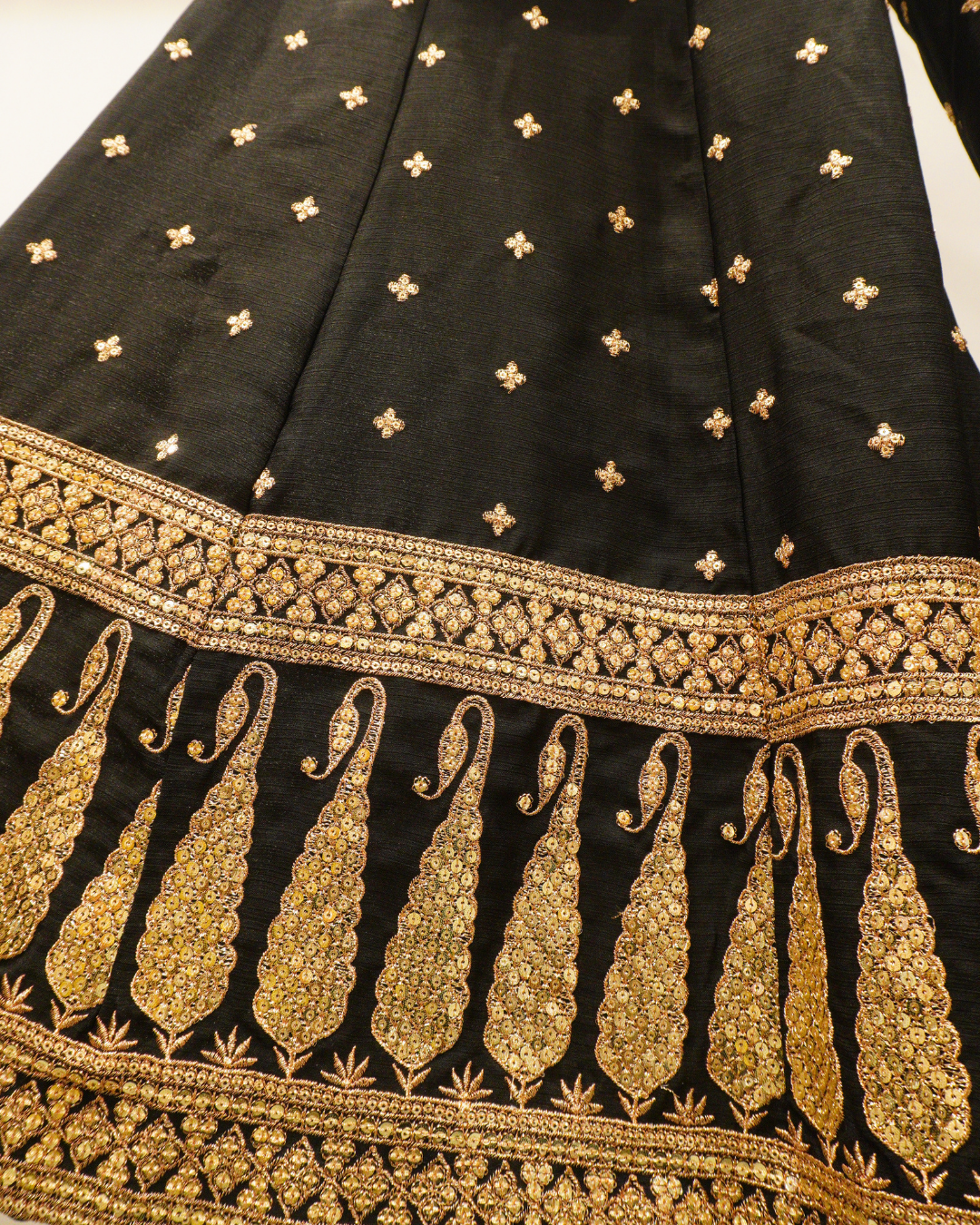 Zari Embroidered Sharara Suit Set for Women