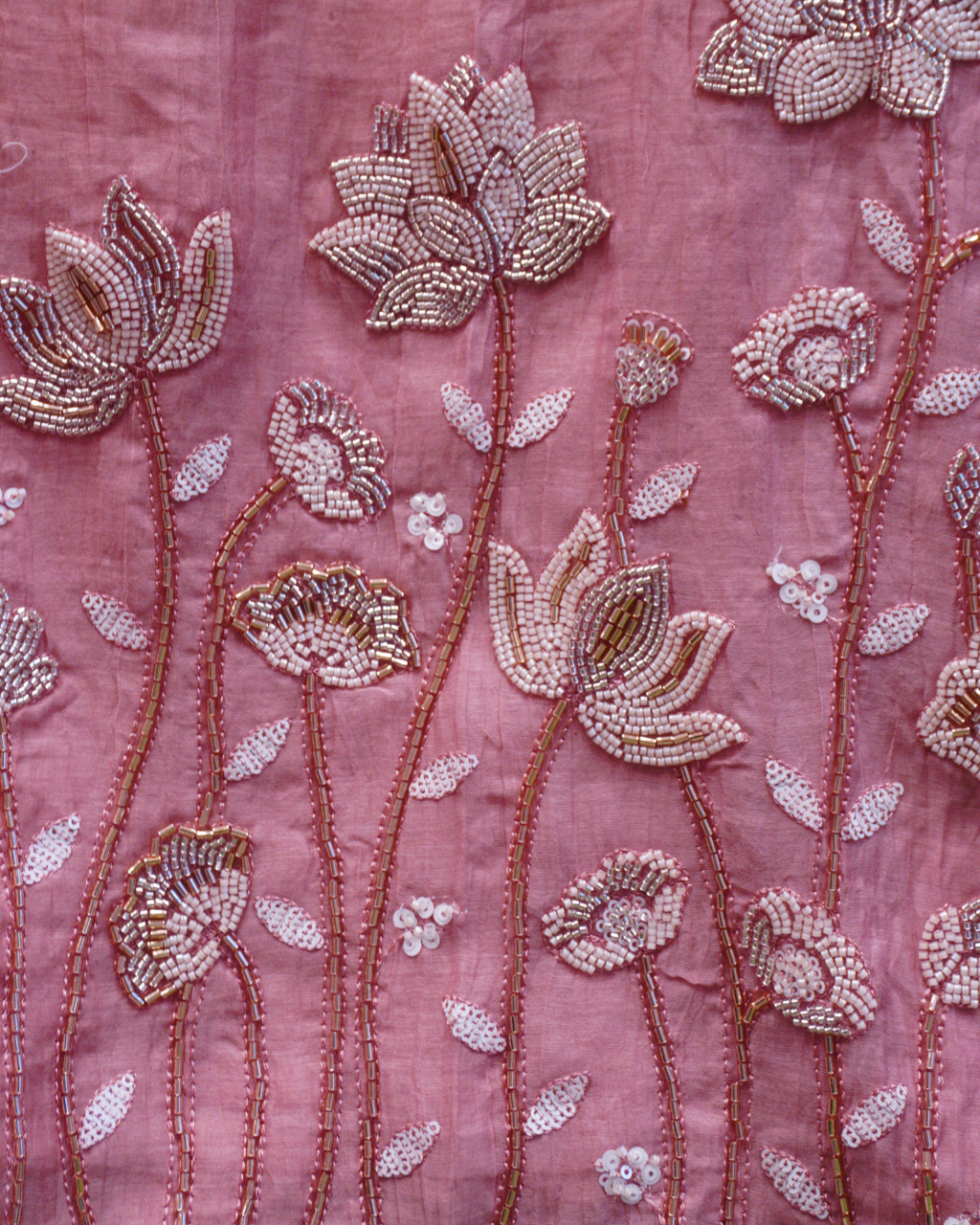 Mul Cotton Embroidered Unstitched Suit Set with Dupatta