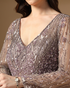 Moonstone Shimmer Gown
