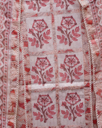 Aqua Floral Cotton Printed Suit Set with Dupatta