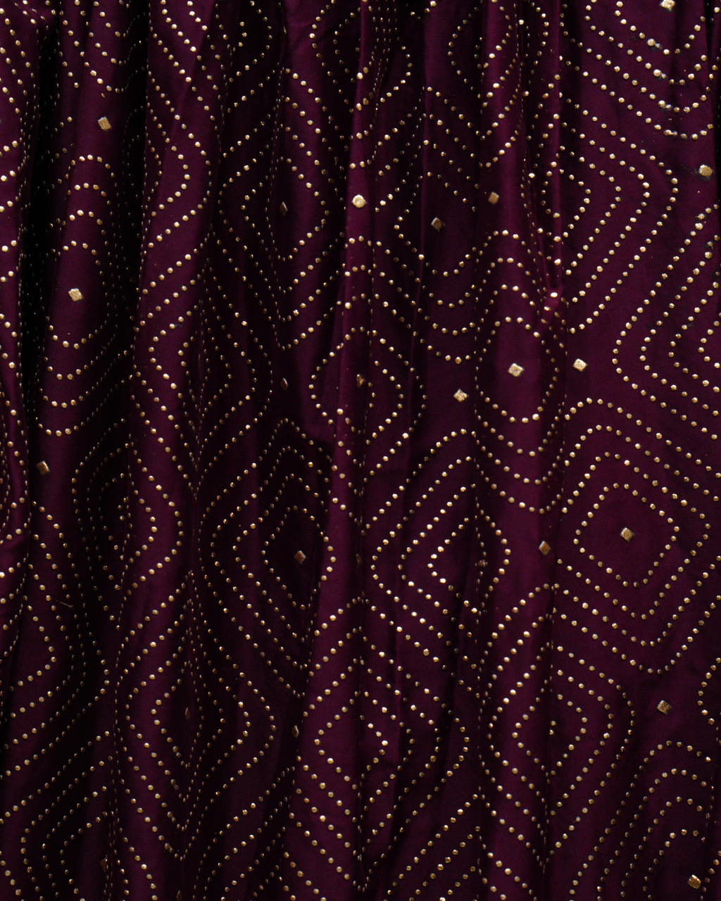 Sparkle in wine lehenga set