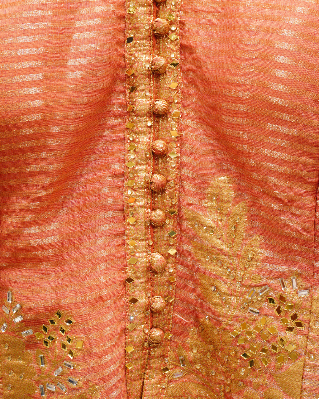 Regal Golden Embroidered Shimmer Backless Sharara Suit with Net Dupatta