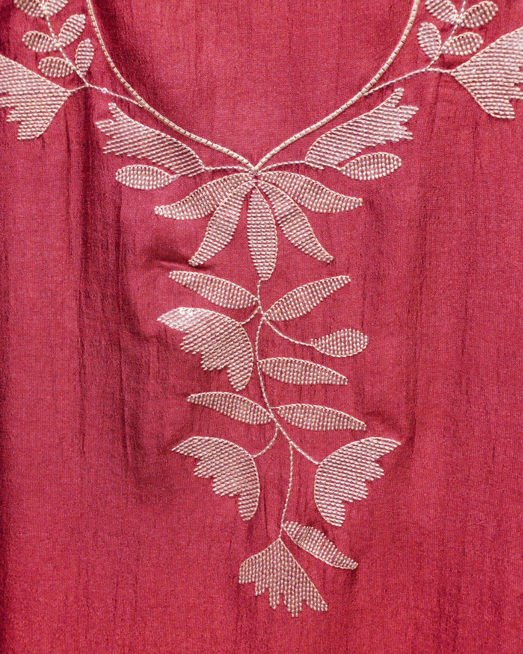 Zarqash Dupion Silk Thread & Sequence Embroidered Unstitched Suit