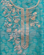 Riwaayat Soft Organza Unstitched Suit Set